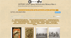 Desktop Screenshot of gothiclineminiatures.com